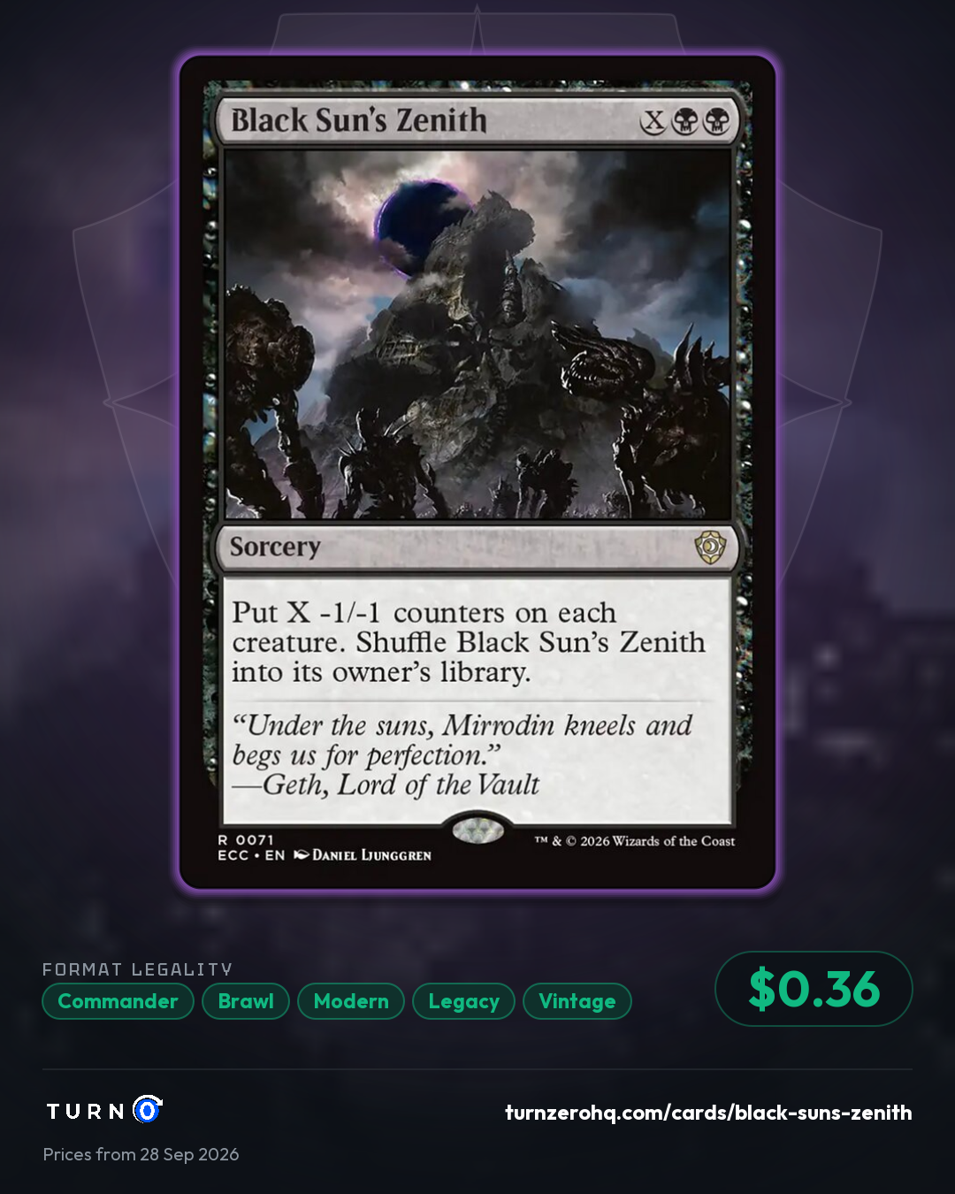Shareable picture of Black Sun's Zenith