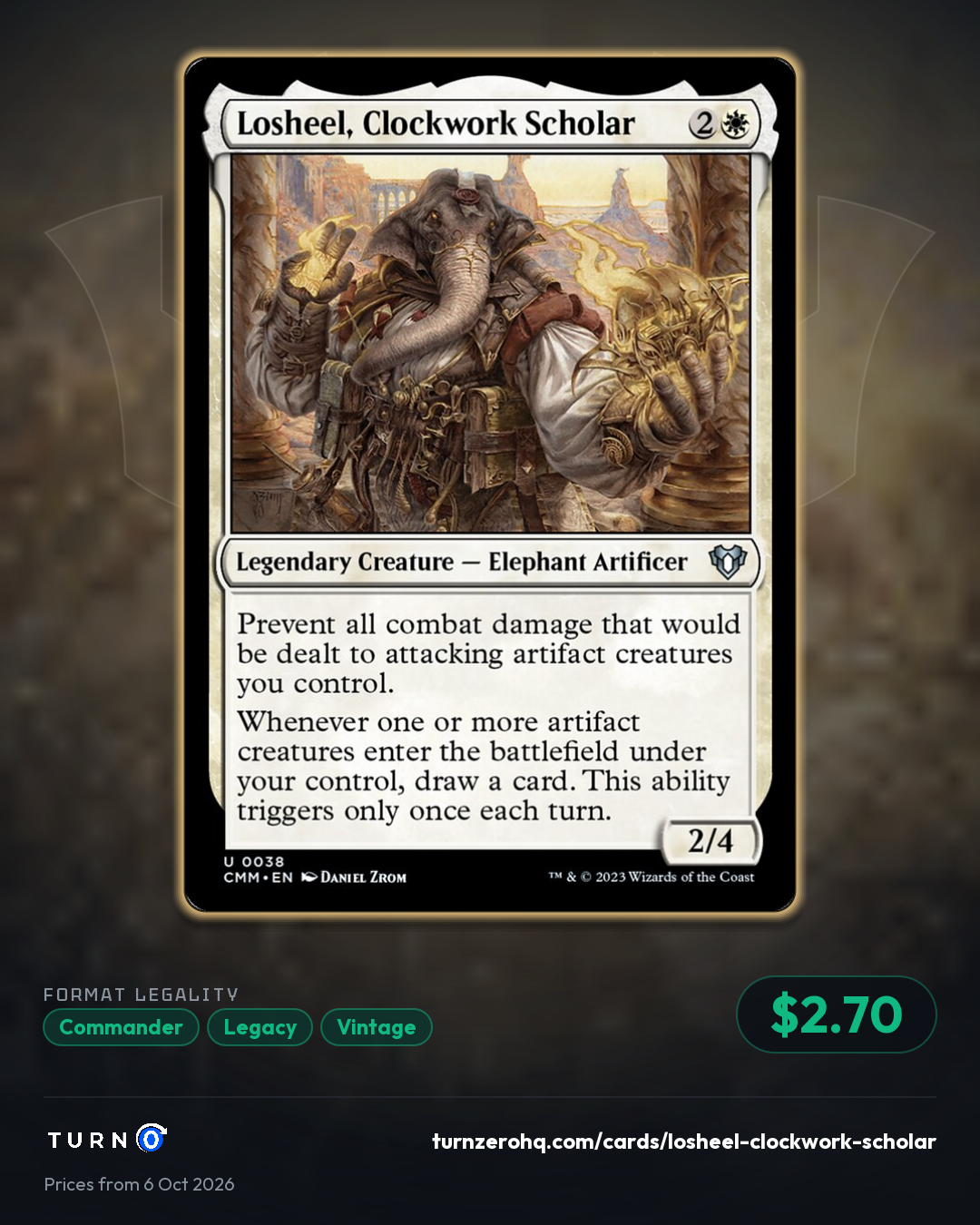 Shareable picture of Losheel, Clockwork Scholar