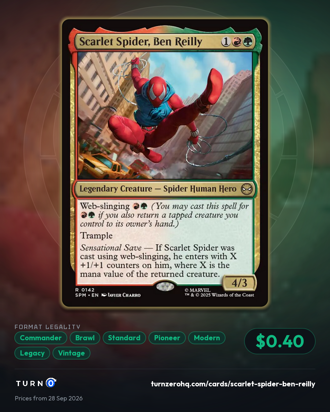 Shareable picture of Scarlet Spider, Ben Reilly