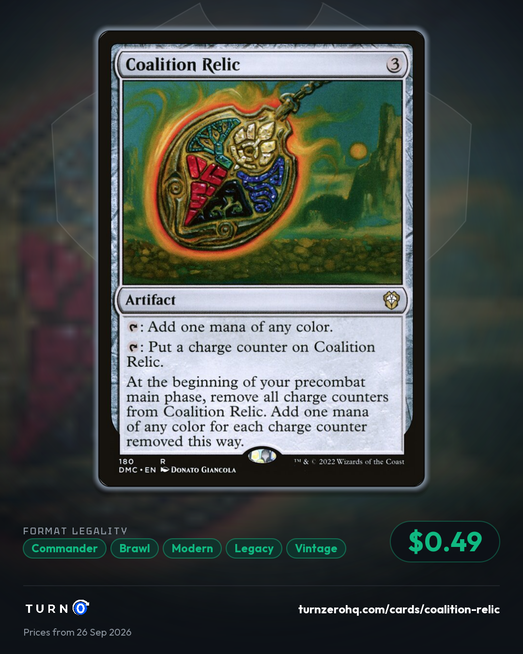 Shareable picture of Coalition Relic