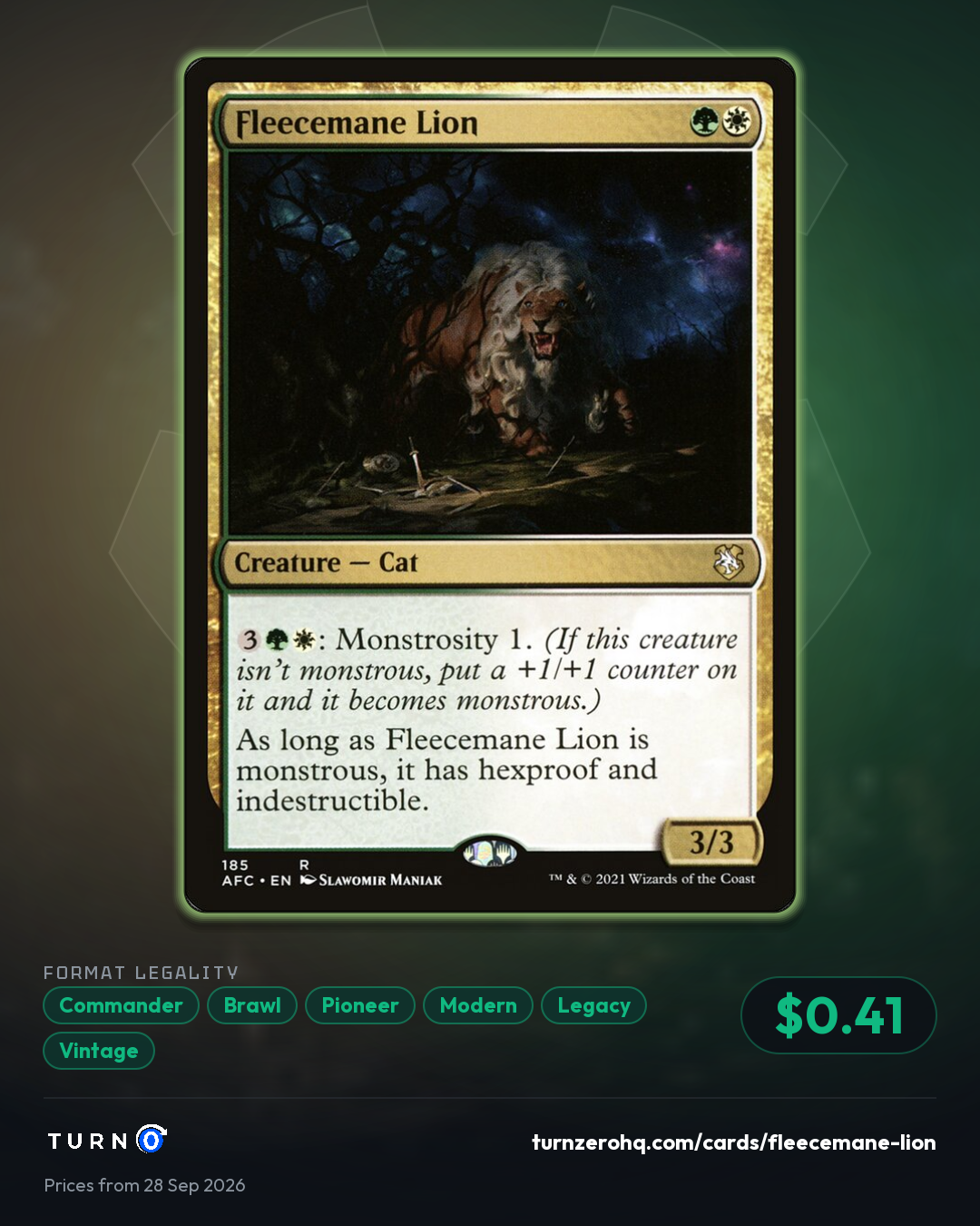 Shareable picture of Fleecemane Lion