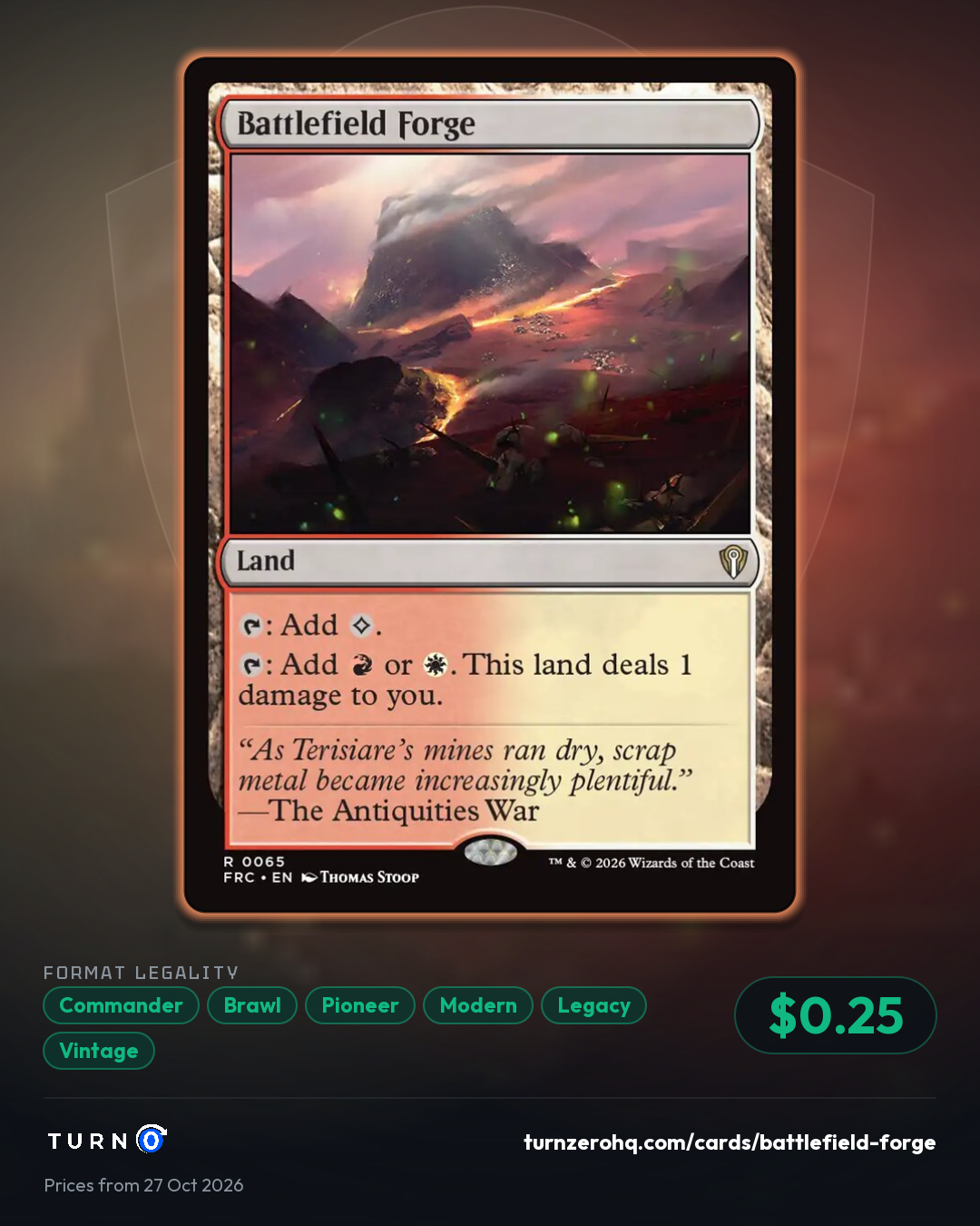 Shareable picture of Battlefield Forge