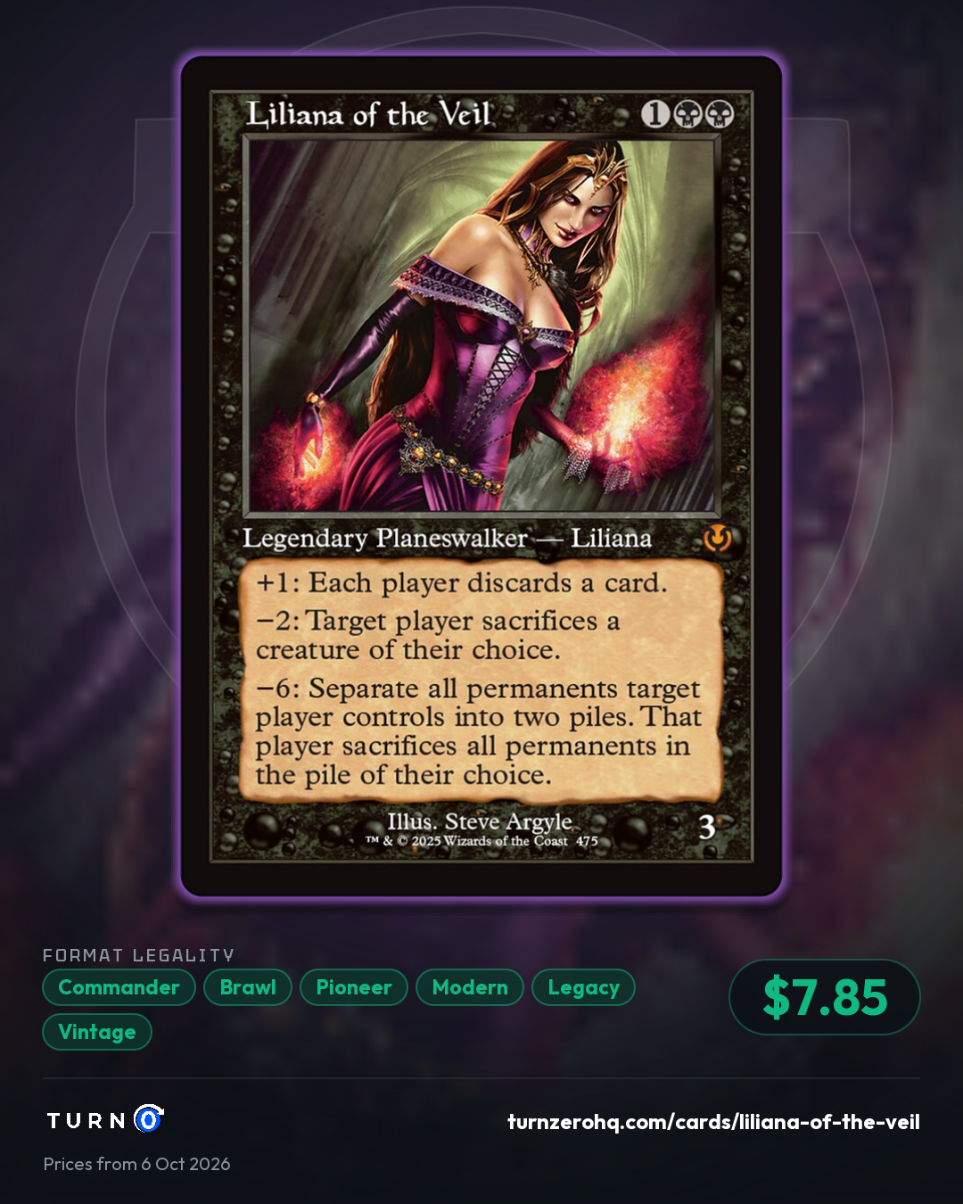 Shareable picture of Liliana of the Veil