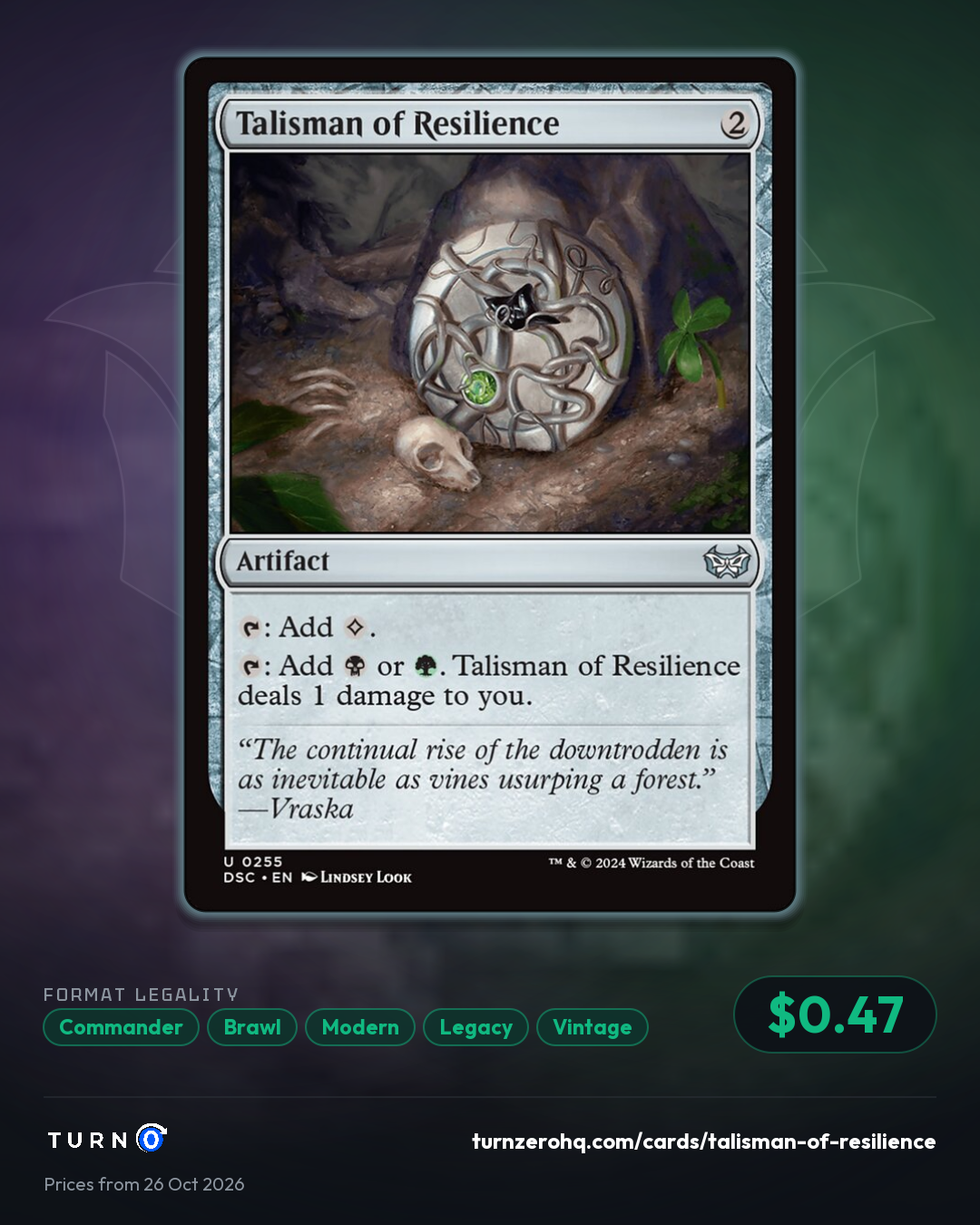 Shareable picture of Talisman of Resilience