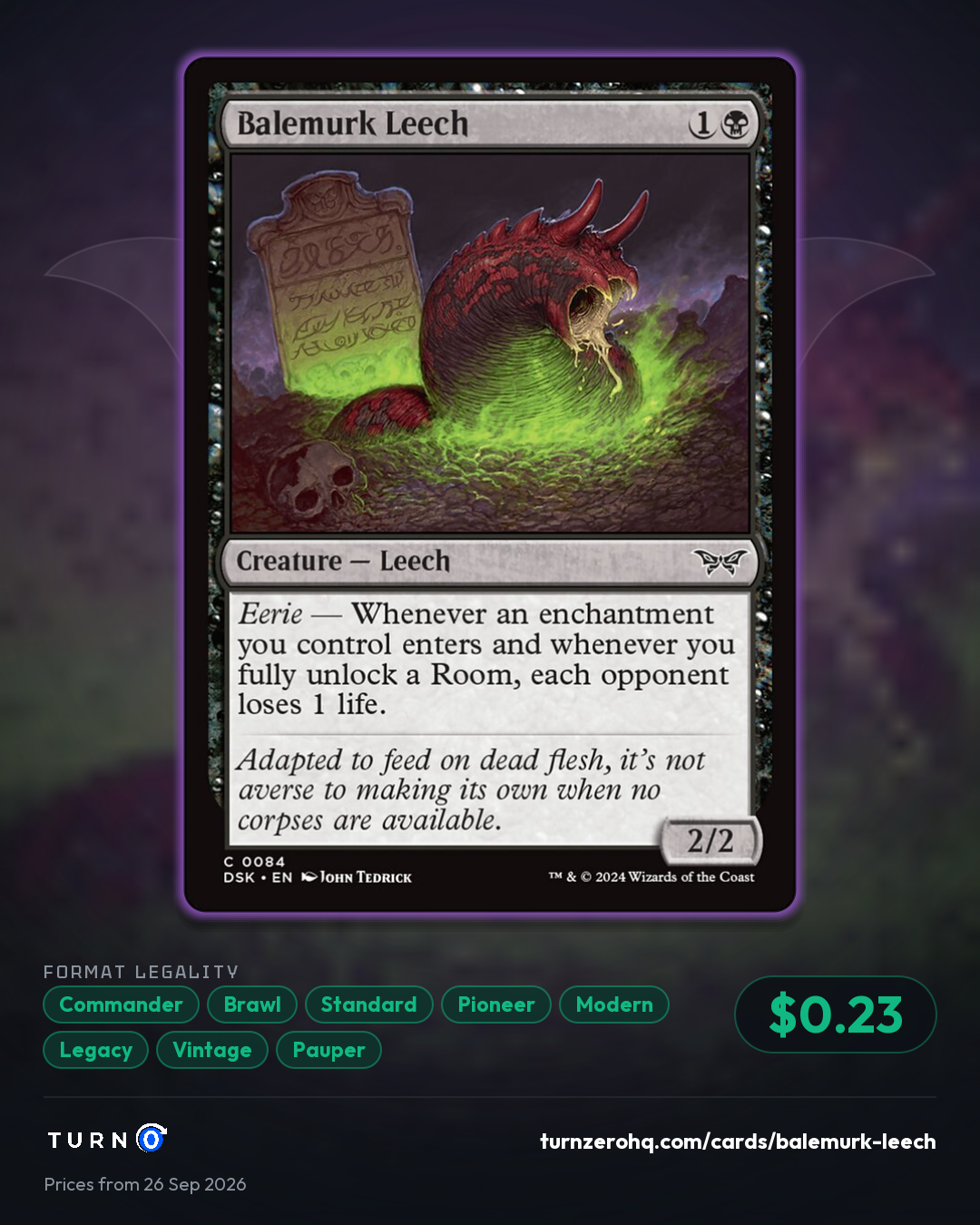 Shareable picture of Balemurk Leech