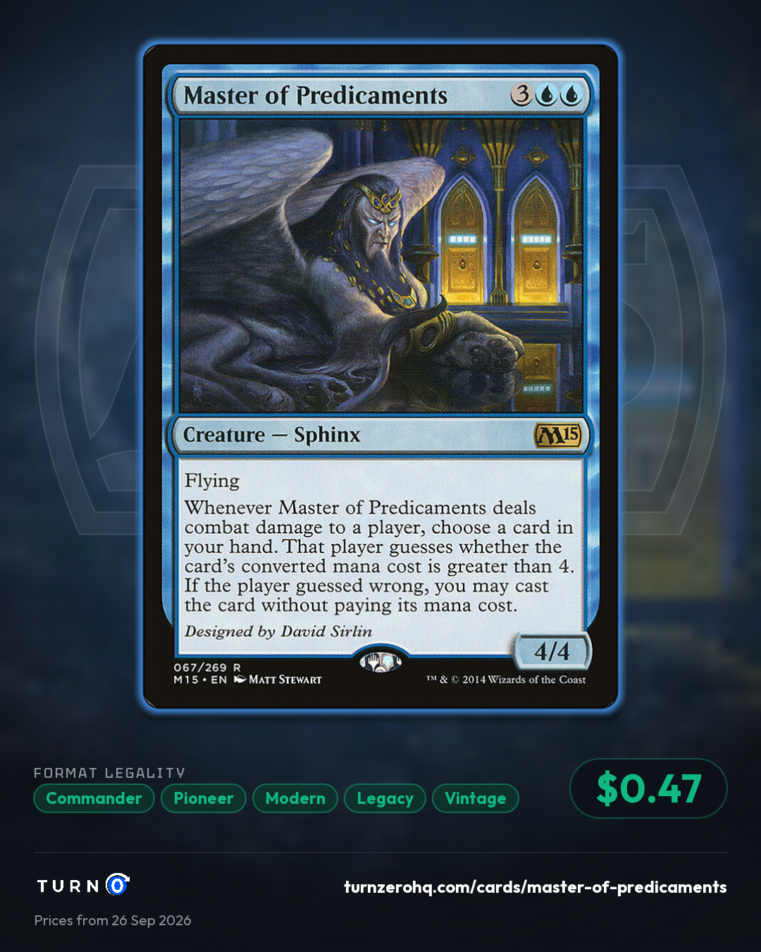 Shareable picture of Master of Predicaments