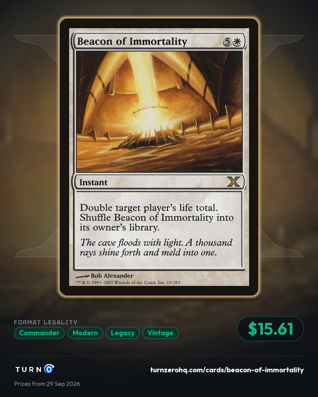 Shareable picture of Beacon of Immortality
