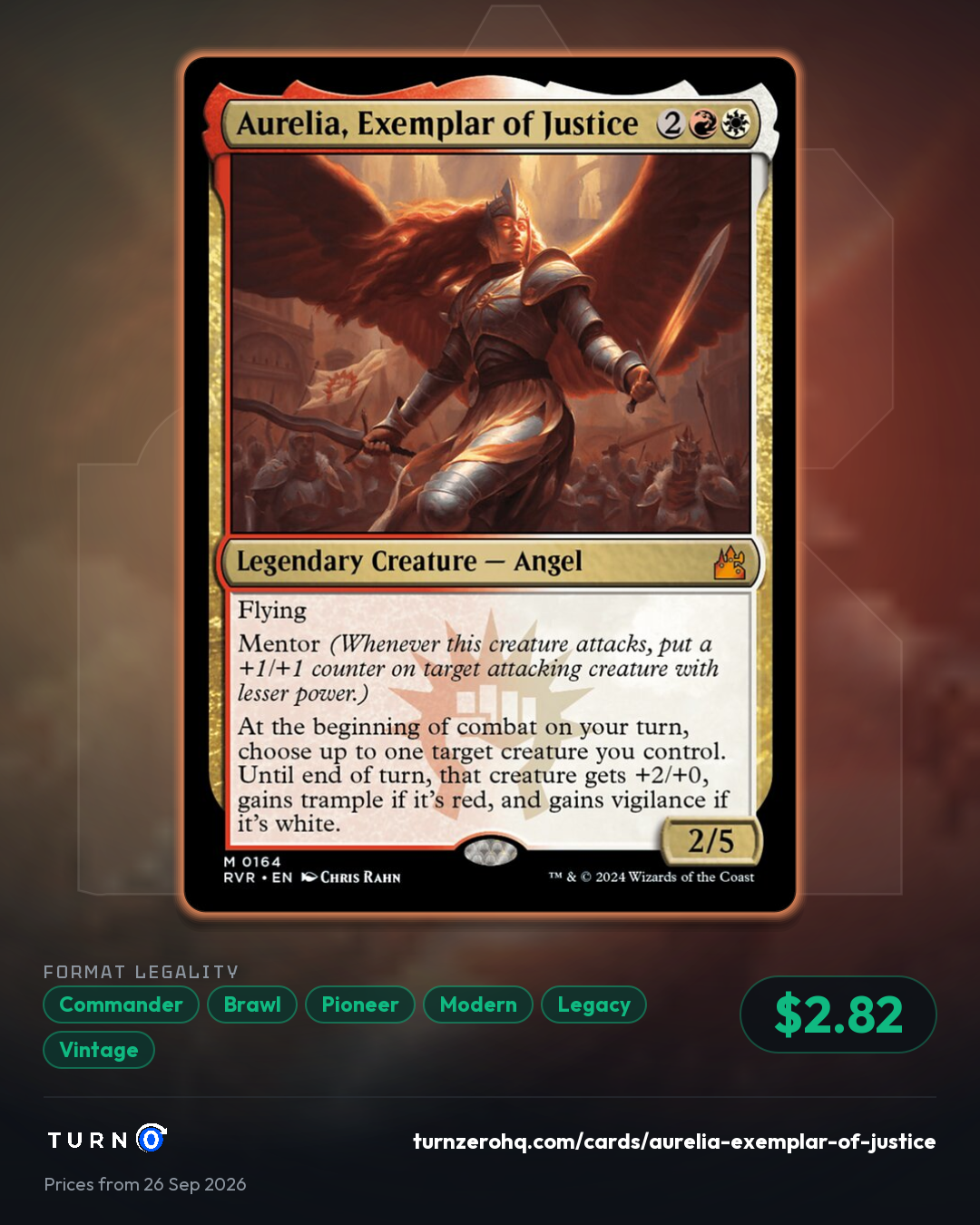 Shareable picture of Aurelia, Exemplar of Justice