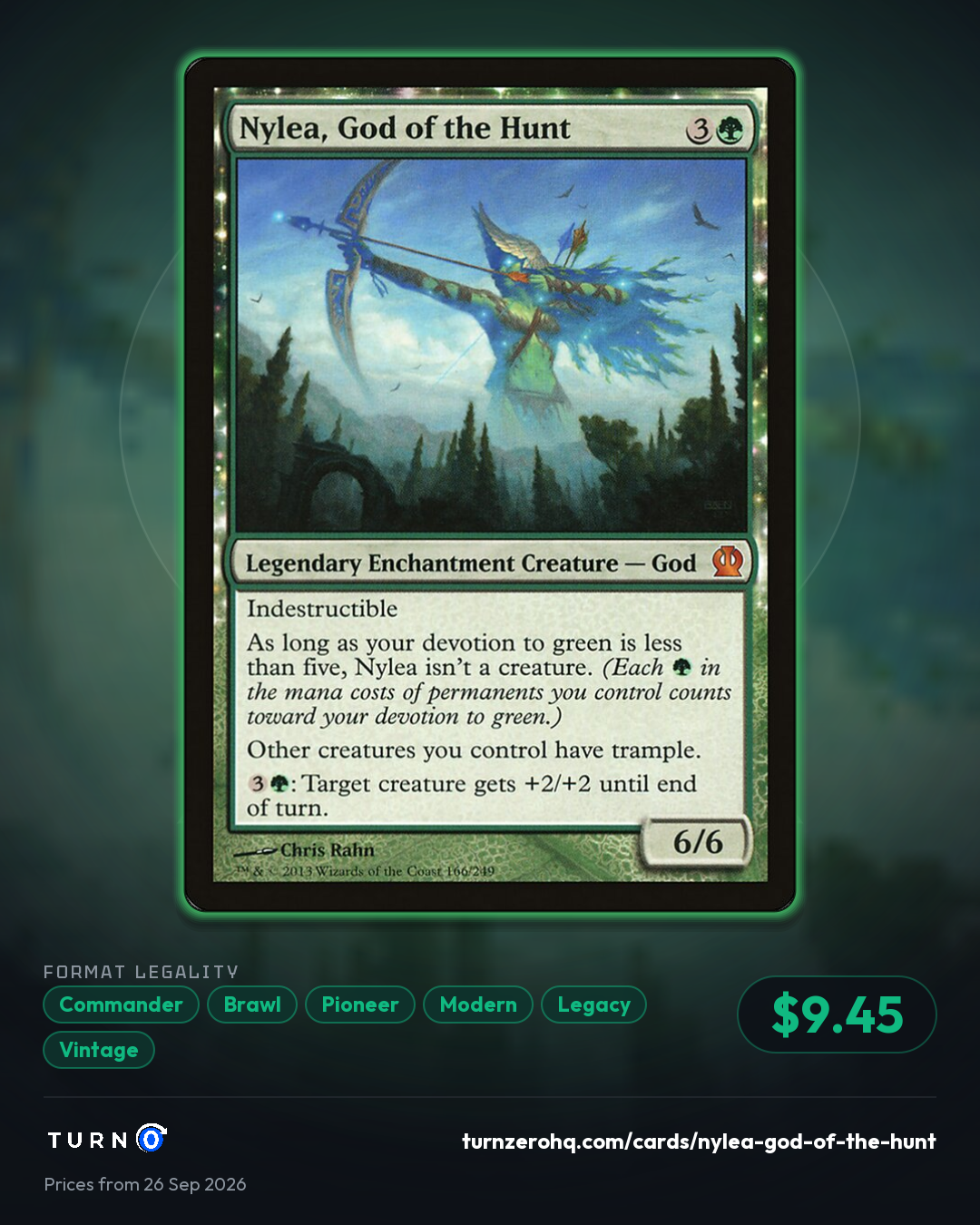 Shareable picture of Nylea, God of the Hunt