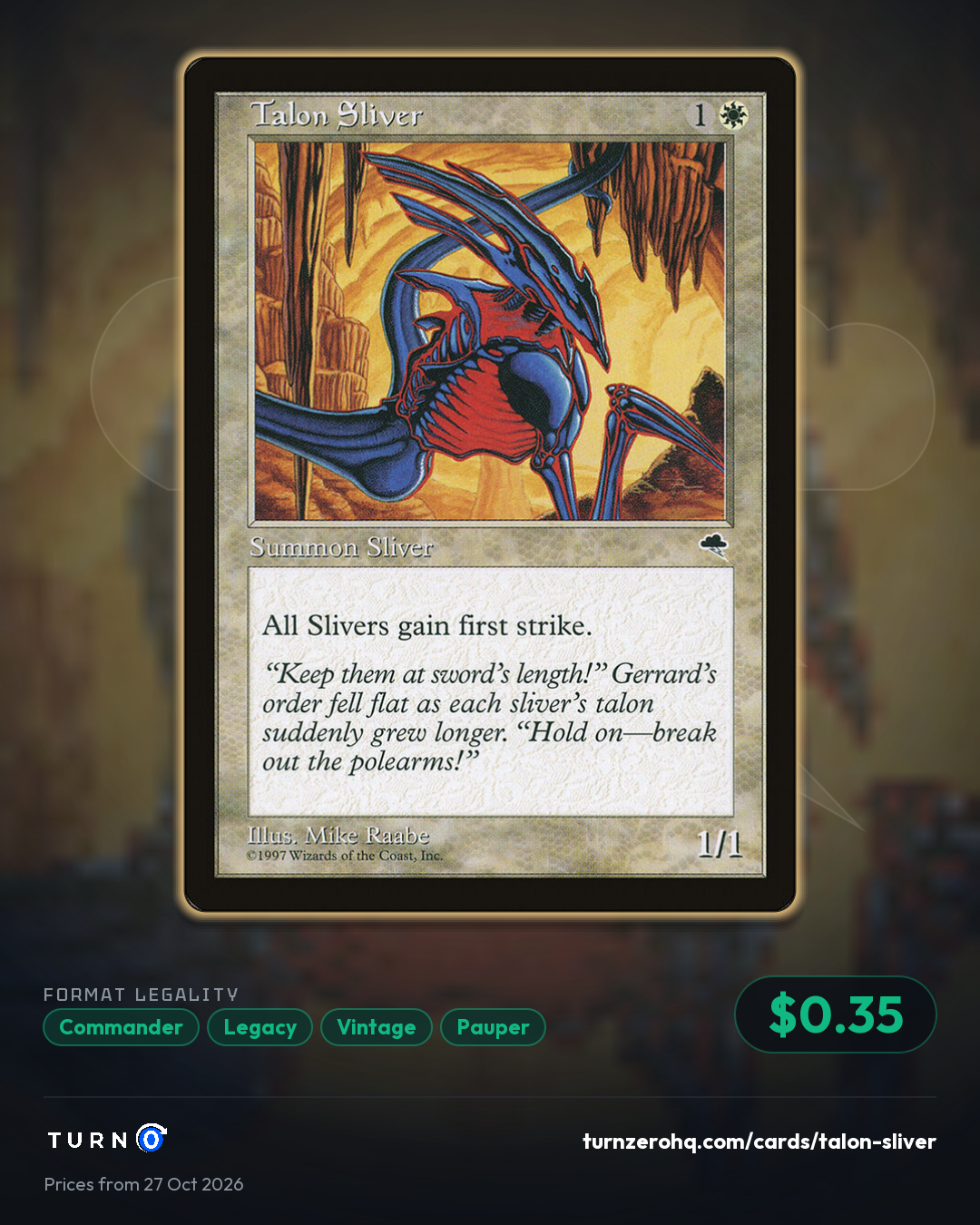 Shareable picture of Talon Sliver