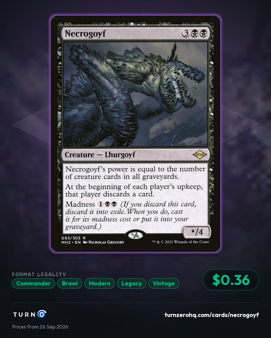 Shareable picture of Necrogoyf