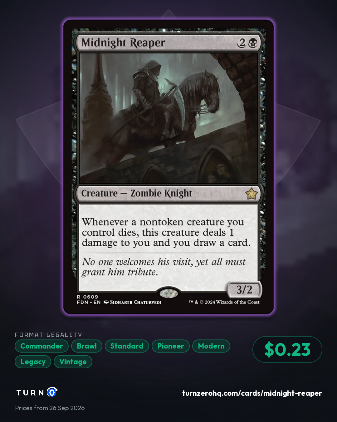 Shareable picture of Midnight Reaper