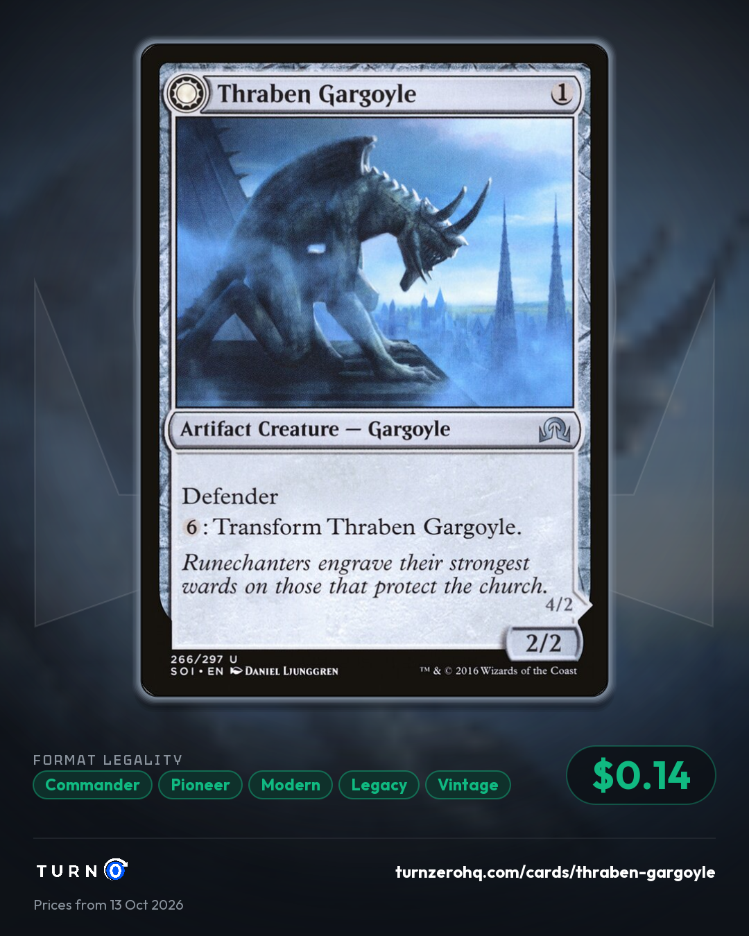 Shareable picture of Thraben Gargoyle