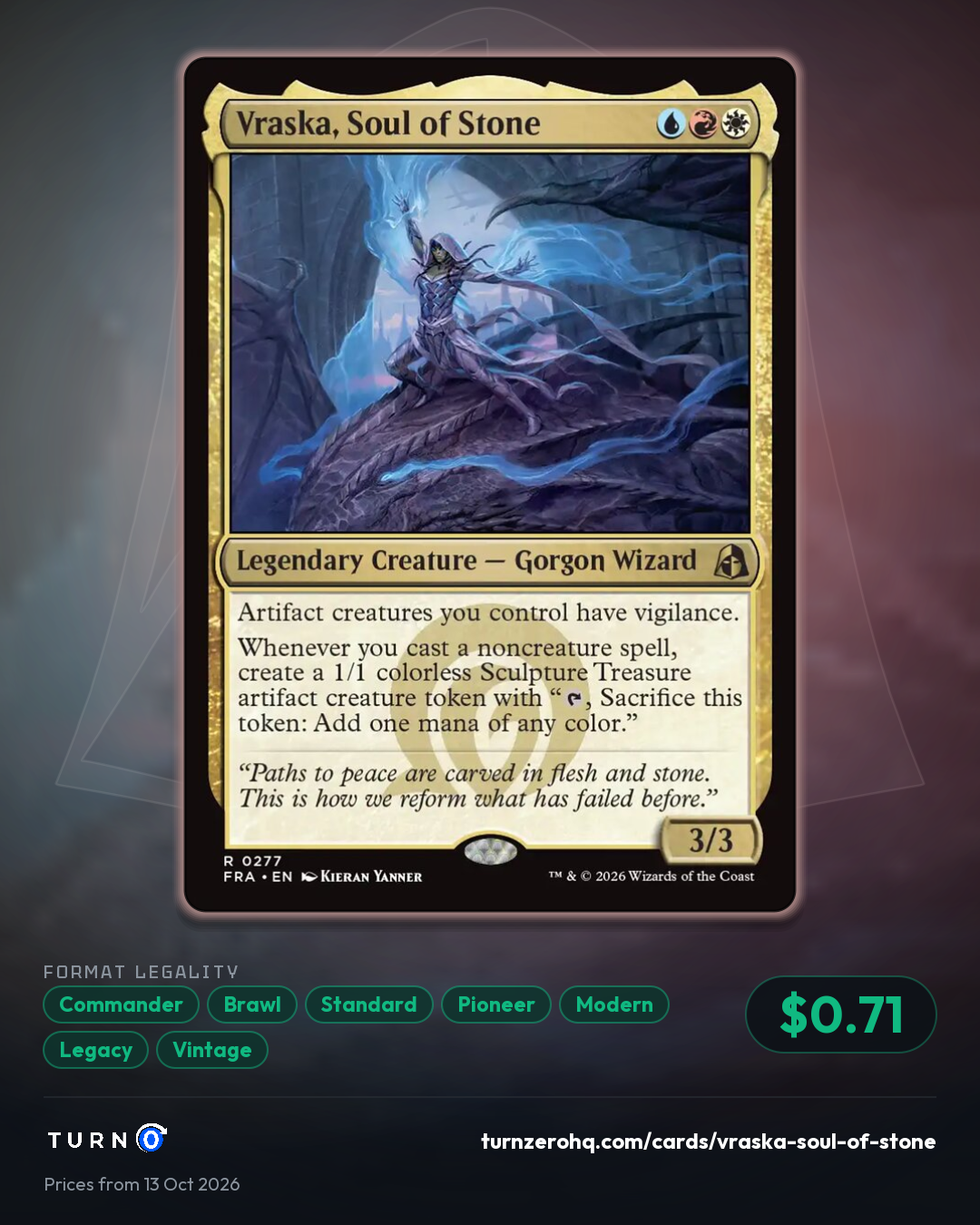 Shareable picture of Vraska, Soul of Stone