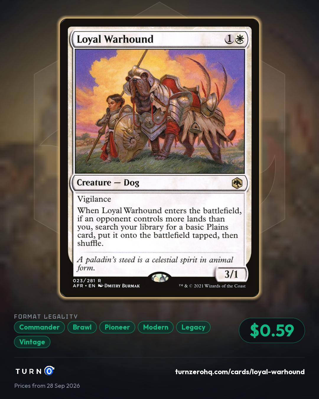 Shareable picture of Loyal Warhound