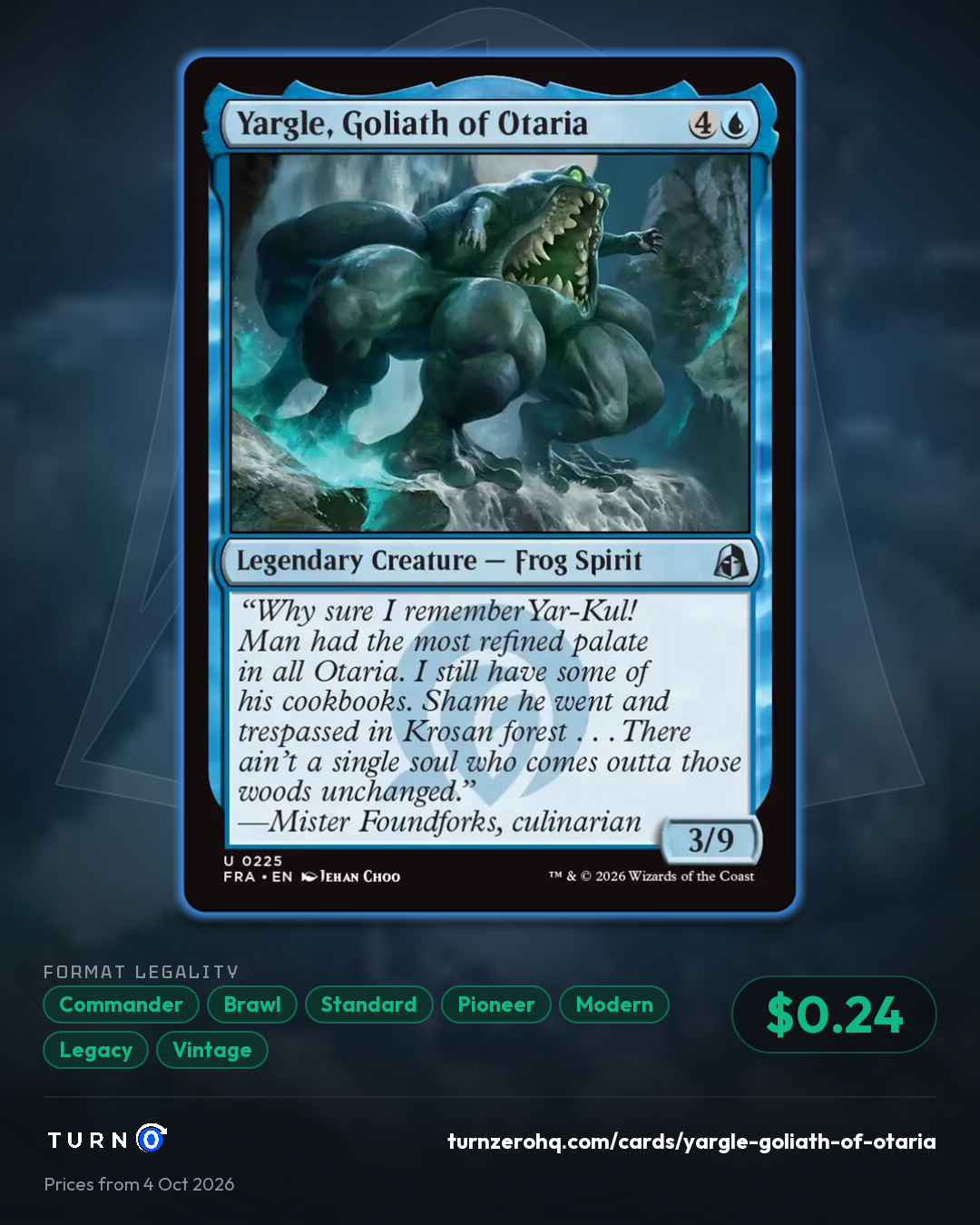 Shareable picture of Yargle, Goliath of Otaria