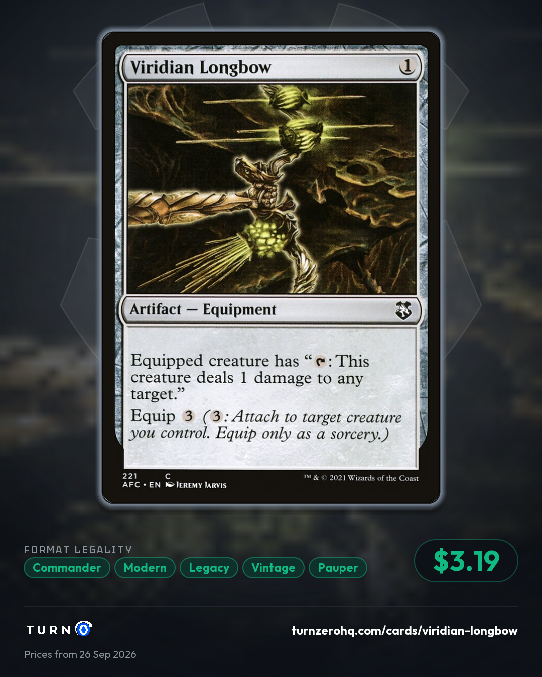 Shareable picture of Viridian Longbow