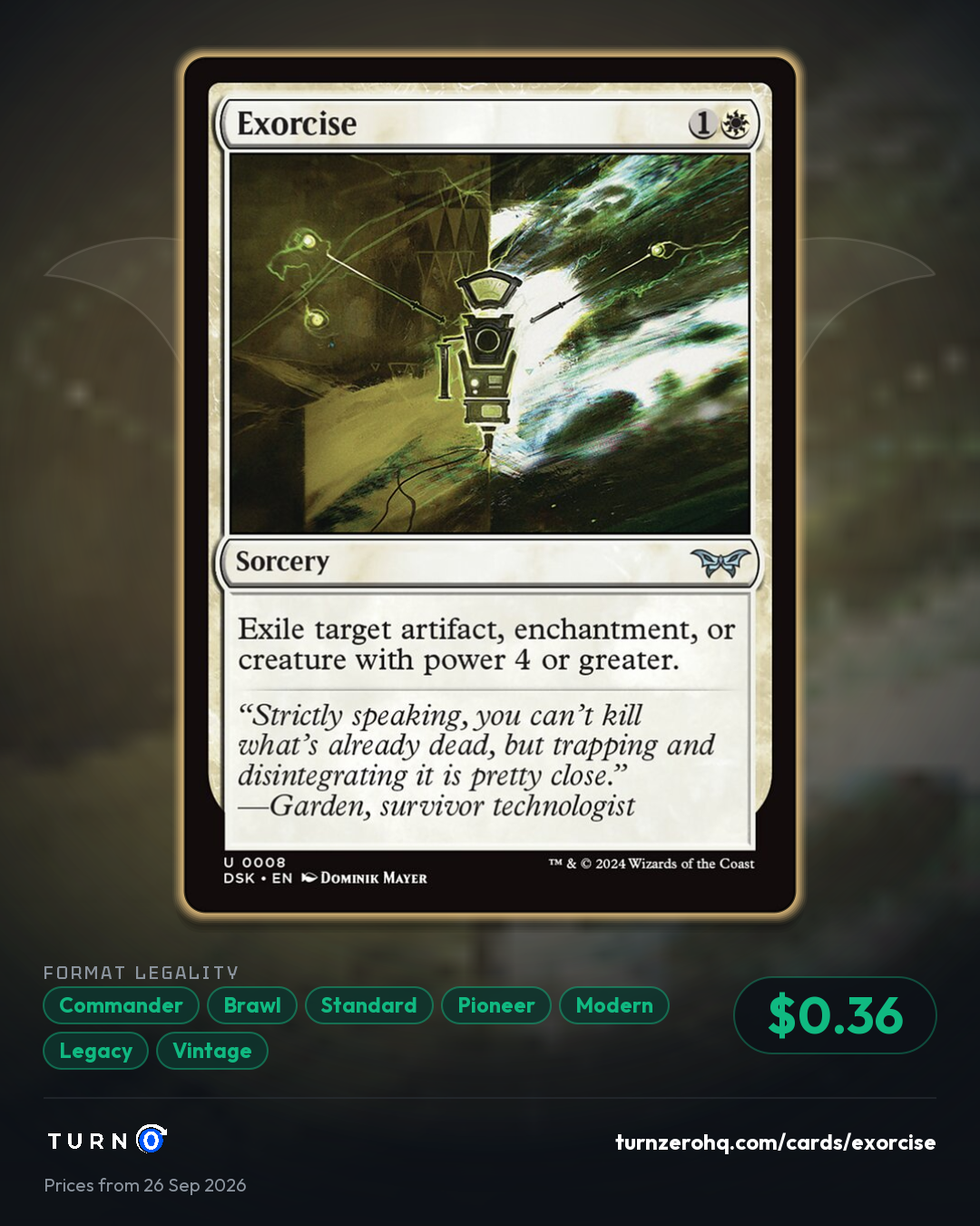 Shareable picture of Exorcise