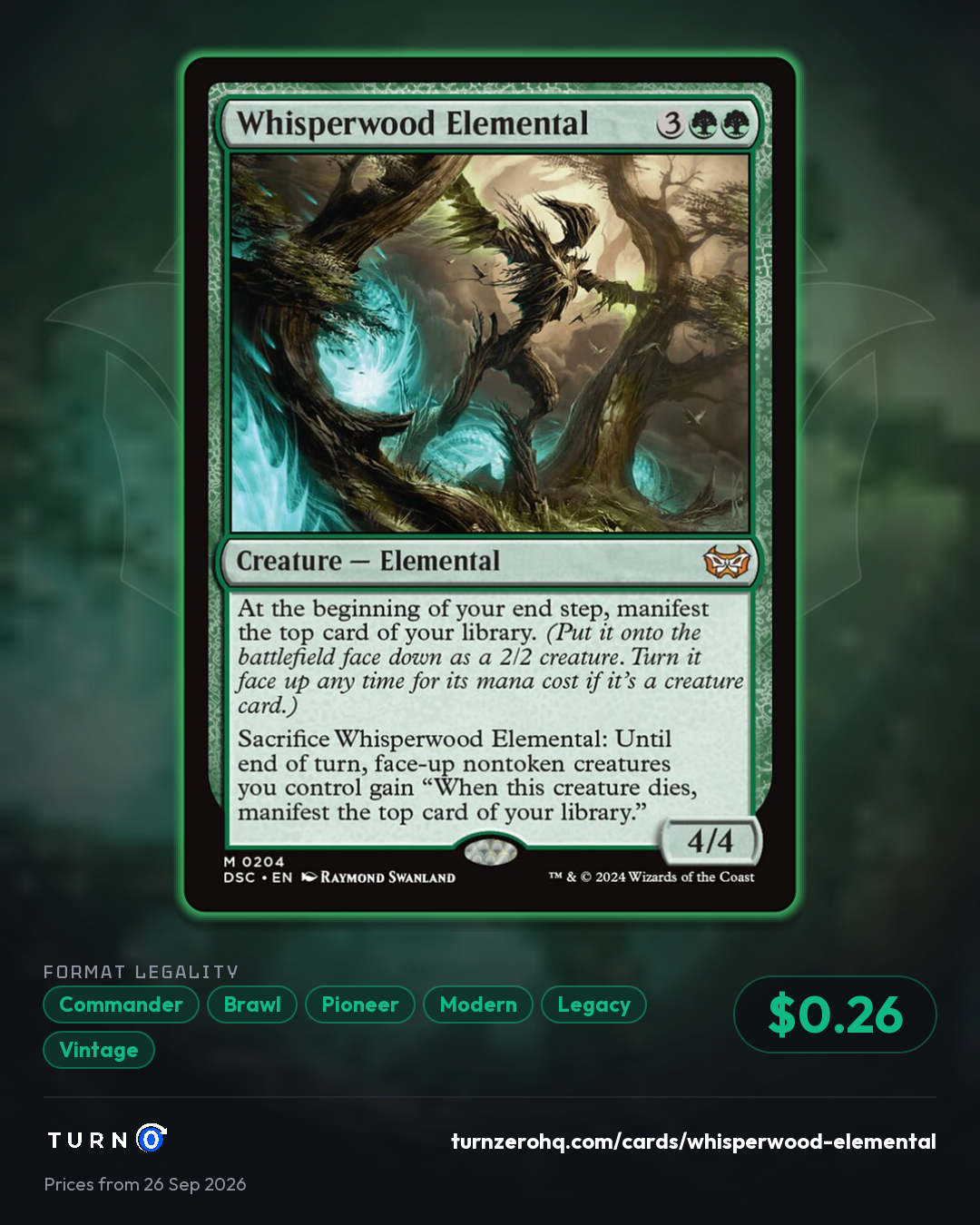 Shareable picture of Whisperwood Elemental