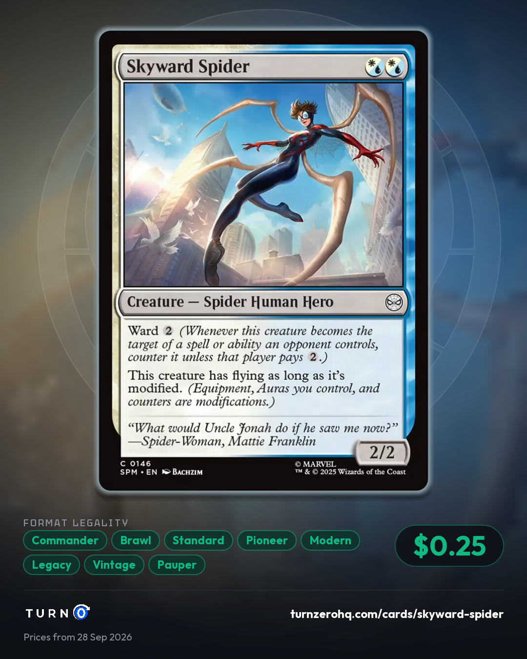 Shareable picture of Skyward Spider