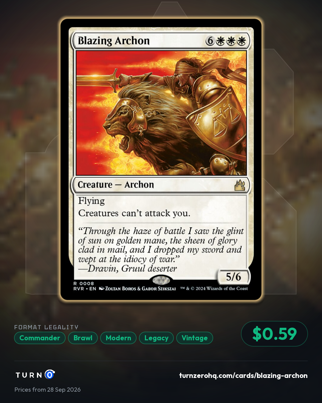 Shareable picture of Blazing Archon