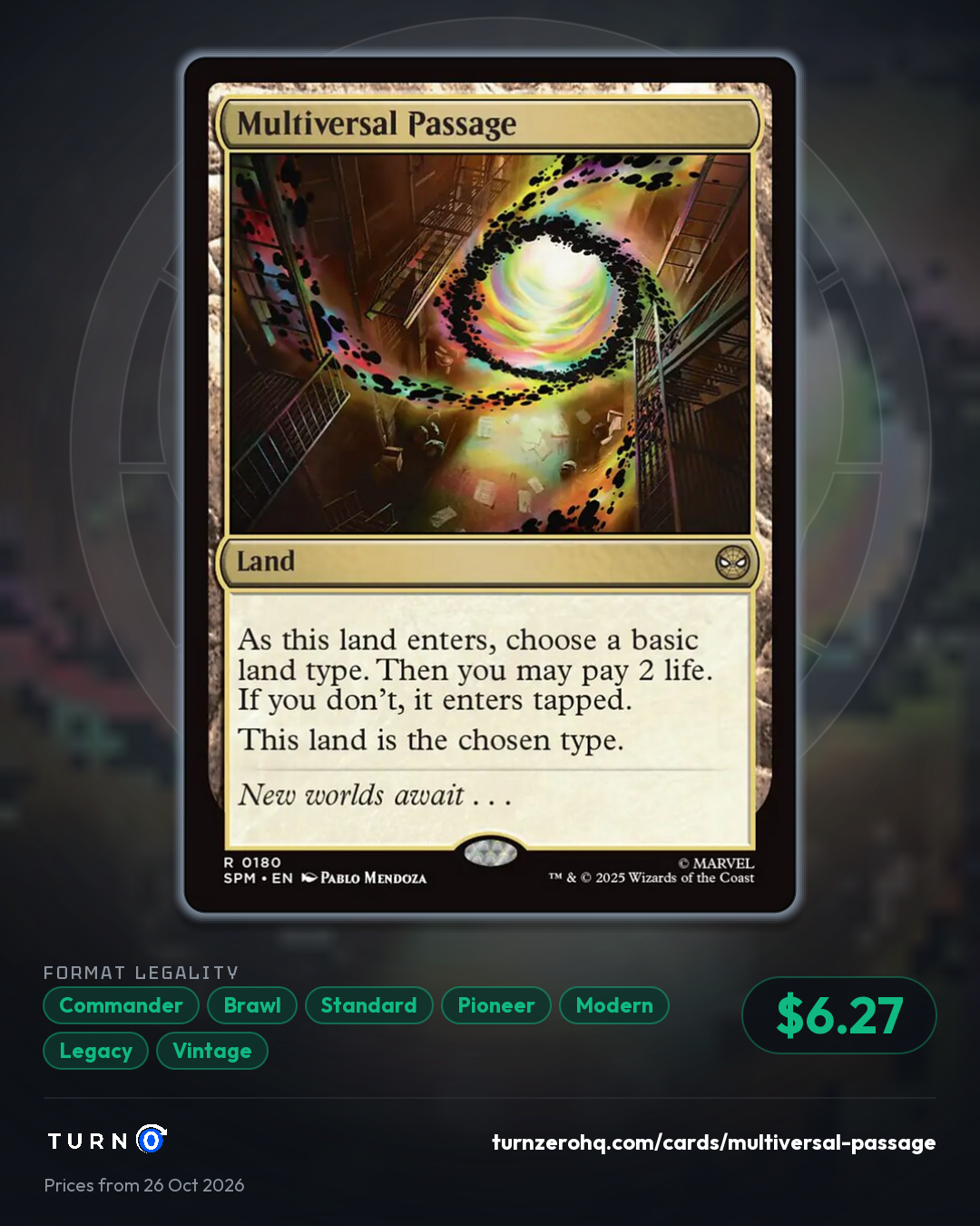 Shareable picture of Multiversal Passage