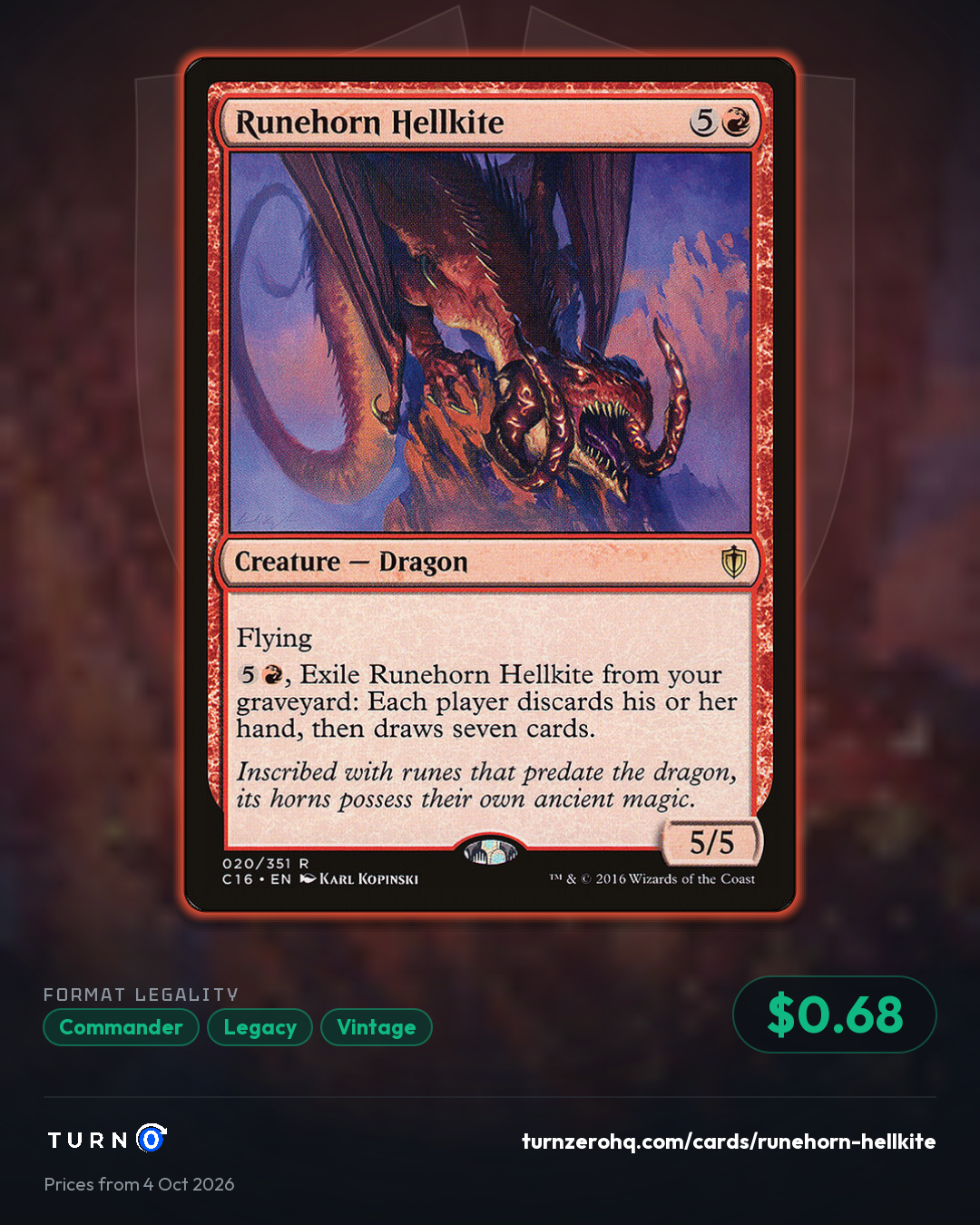 Shareable picture of Runehorn Hellkite