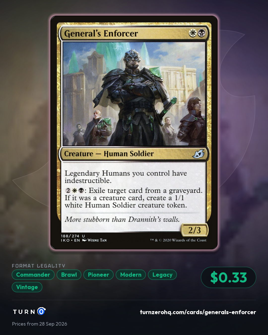 Shareable picture of General's Enforcer