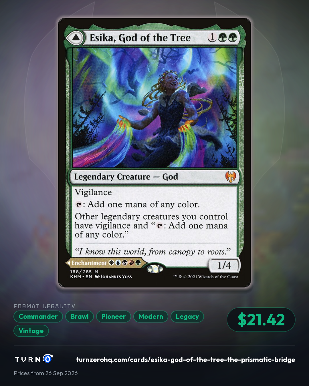 Shareable picture of Esika, God of the Tree // The Prismatic Bridge