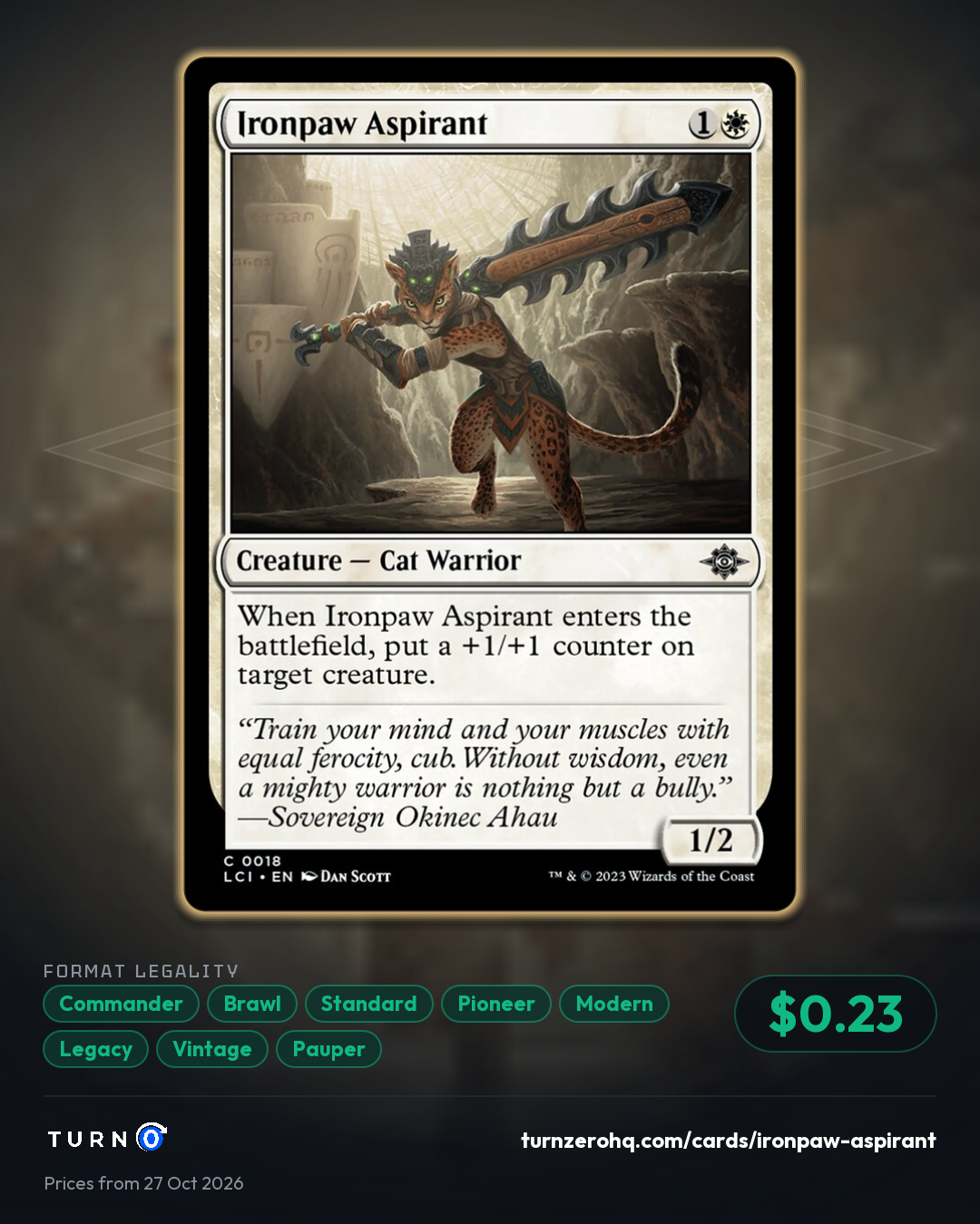 Shareable picture of Ironpaw Aspirant