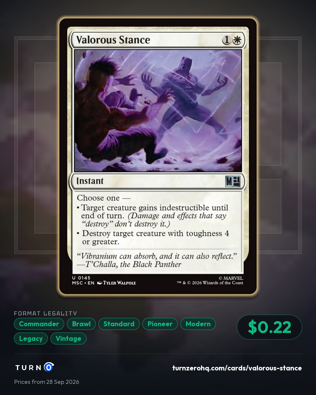 Shareable picture of Valorous Stance