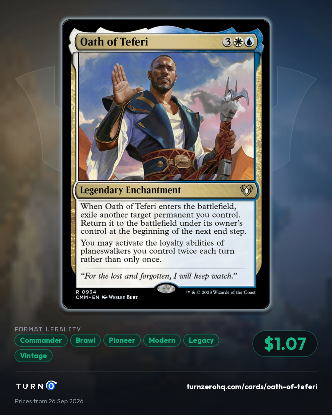 Shareable picture of Oath of Teferi