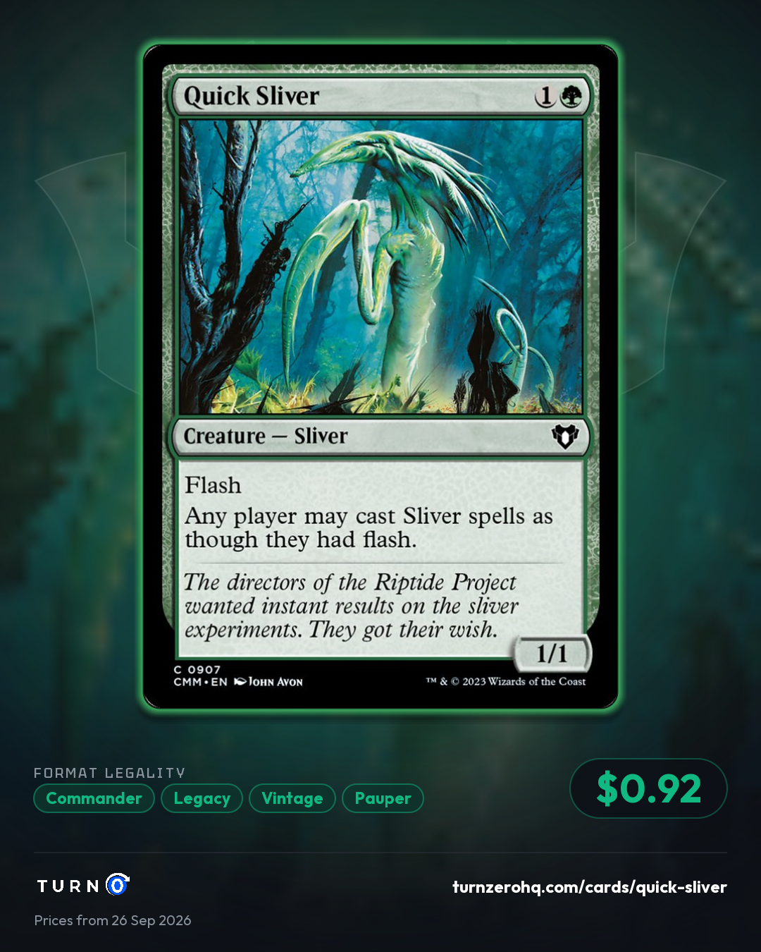 Shareable picture of Quick Sliver