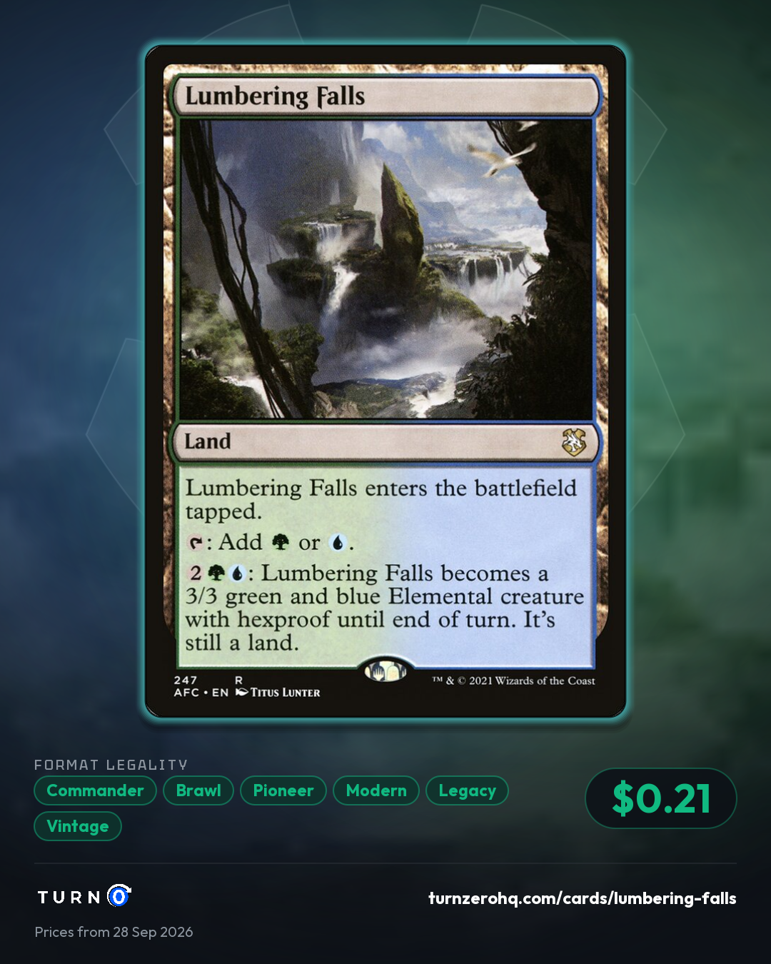Shareable picture of Lumbering Falls