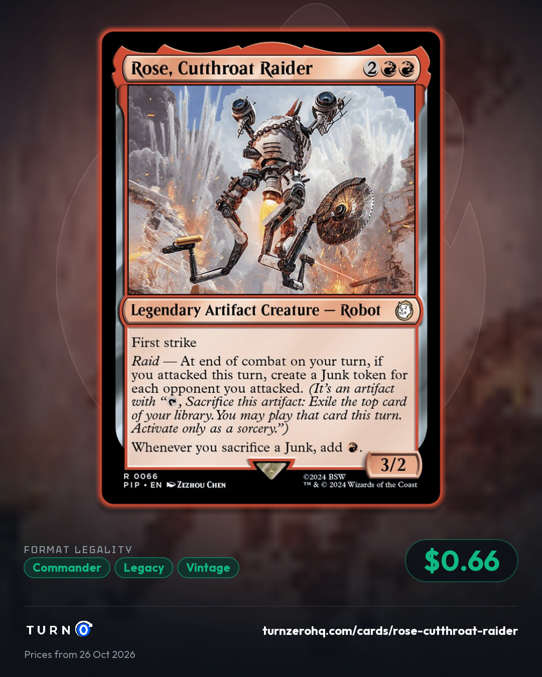 Shareable picture of Rose, Cutthroat Raider