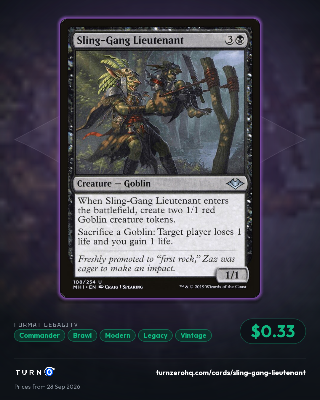Shareable picture of Sling-Gang Lieutenant