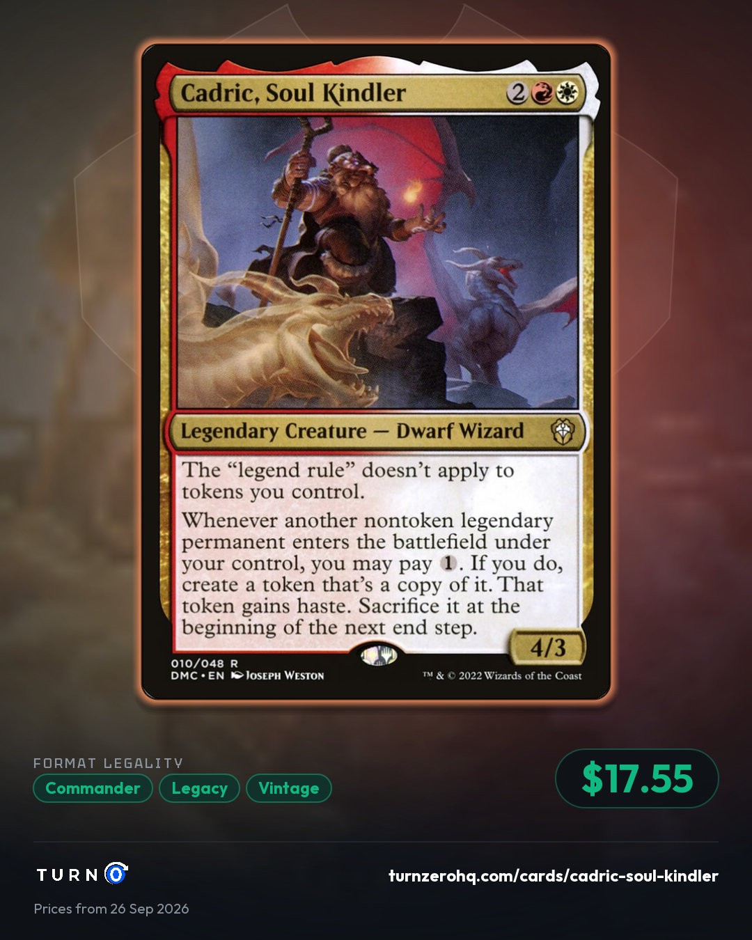 Shareable picture of Cadric, Soul Kindler