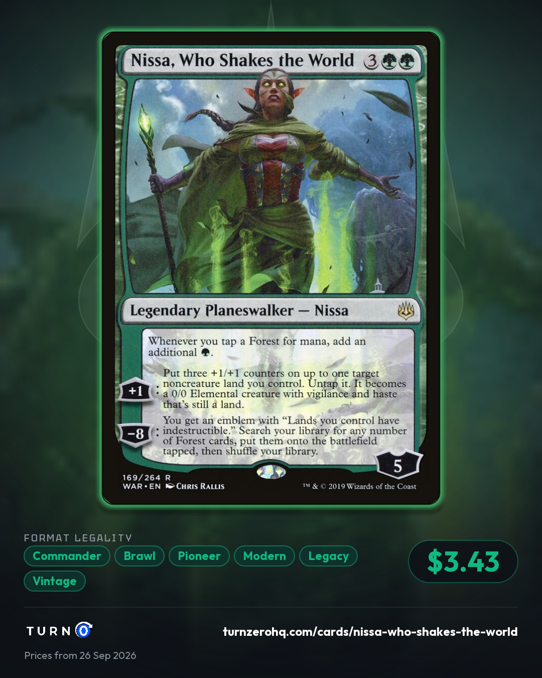 Shareable picture of Nissa, Who Shakes the World