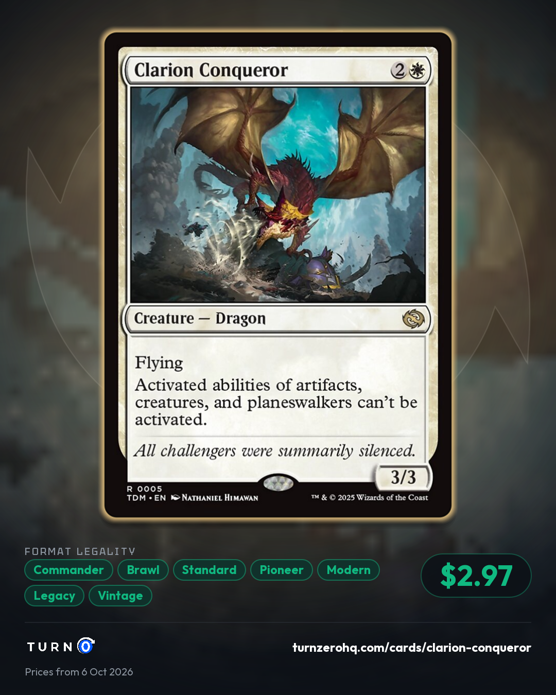 Shareable picture of Clarion Conqueror