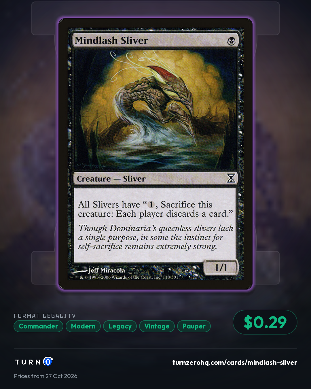 Shareable picture of Mindlash Sliver