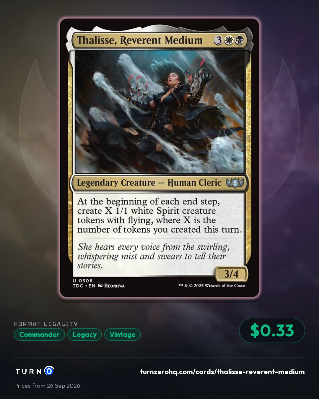 Shareable picture of Thalisse, Reverent Medium
