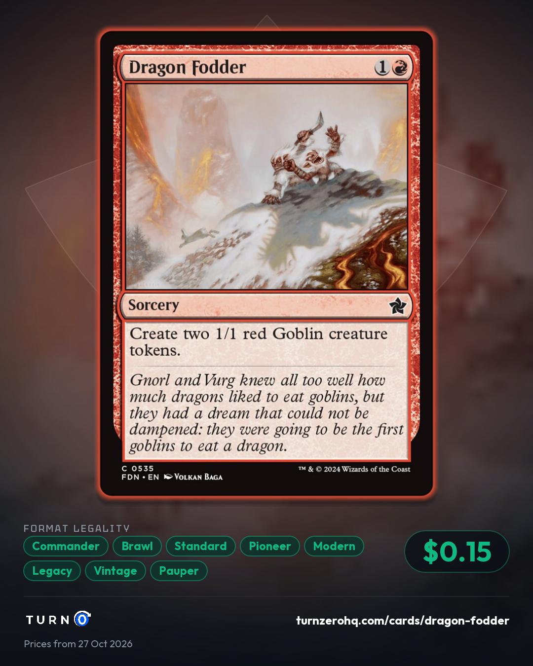 Shareable picture of Dragon Fodder