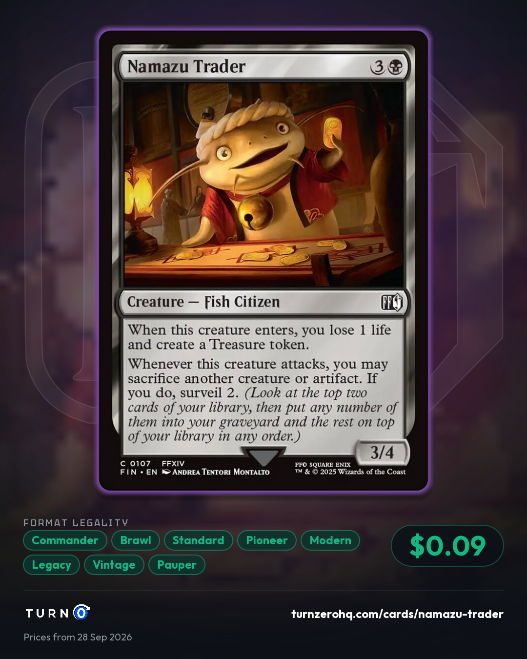 Shareable picture of Namazu Trader