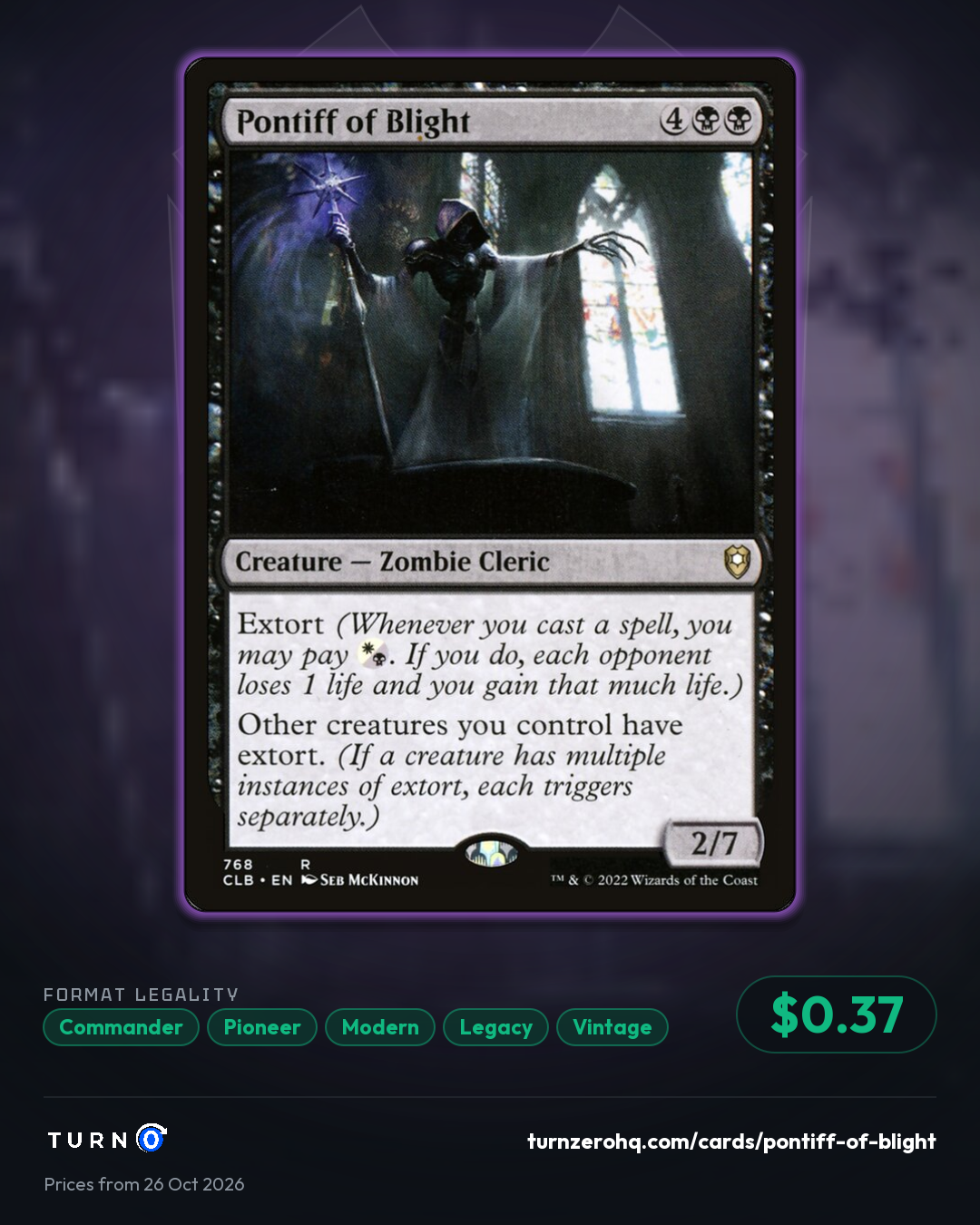 Shareable picture of Pontiff of Blight
