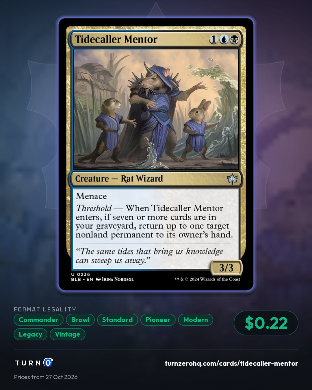 Shareable picture of Tidecaller Mentor