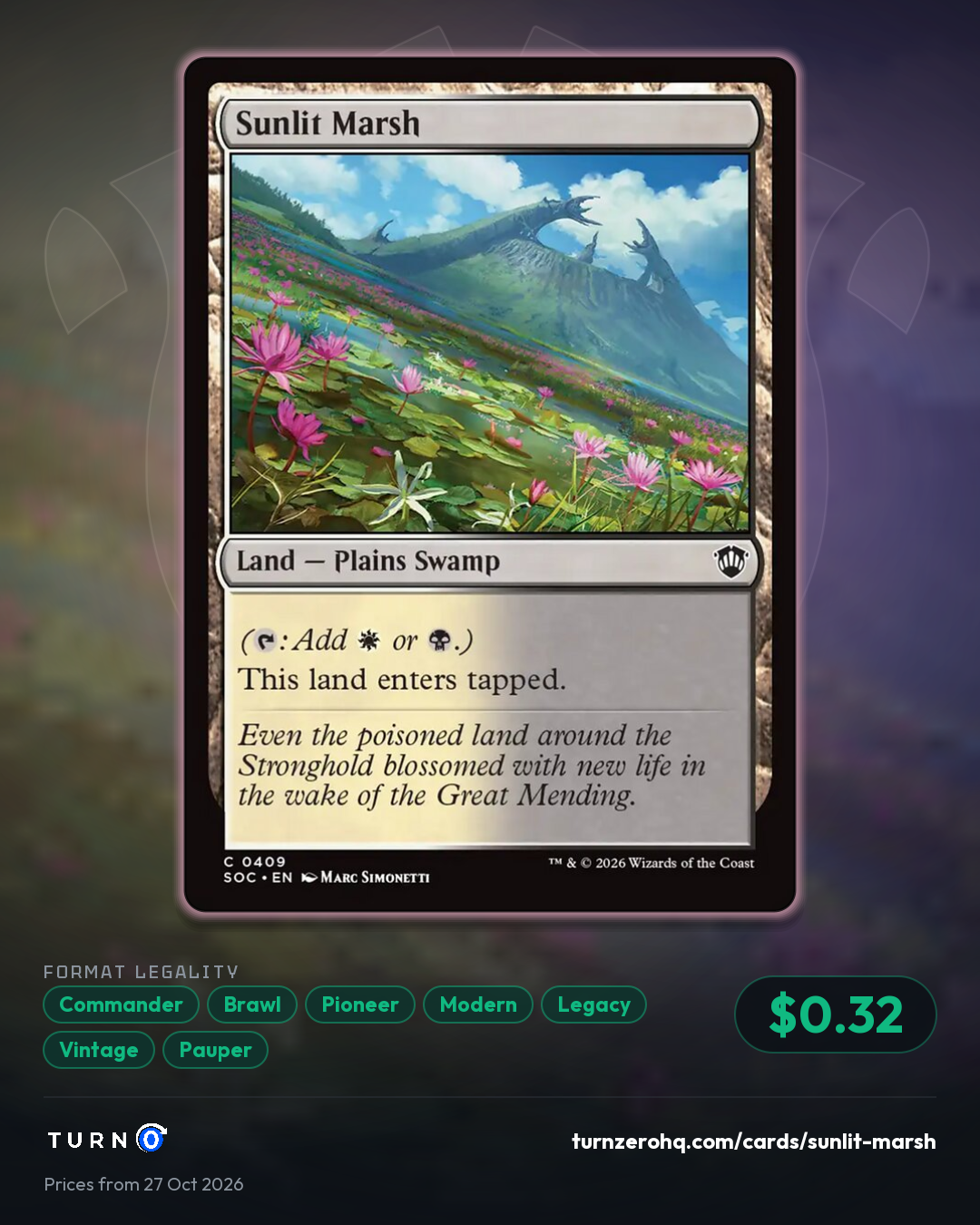 Shareable picture of Sunlit Marsh