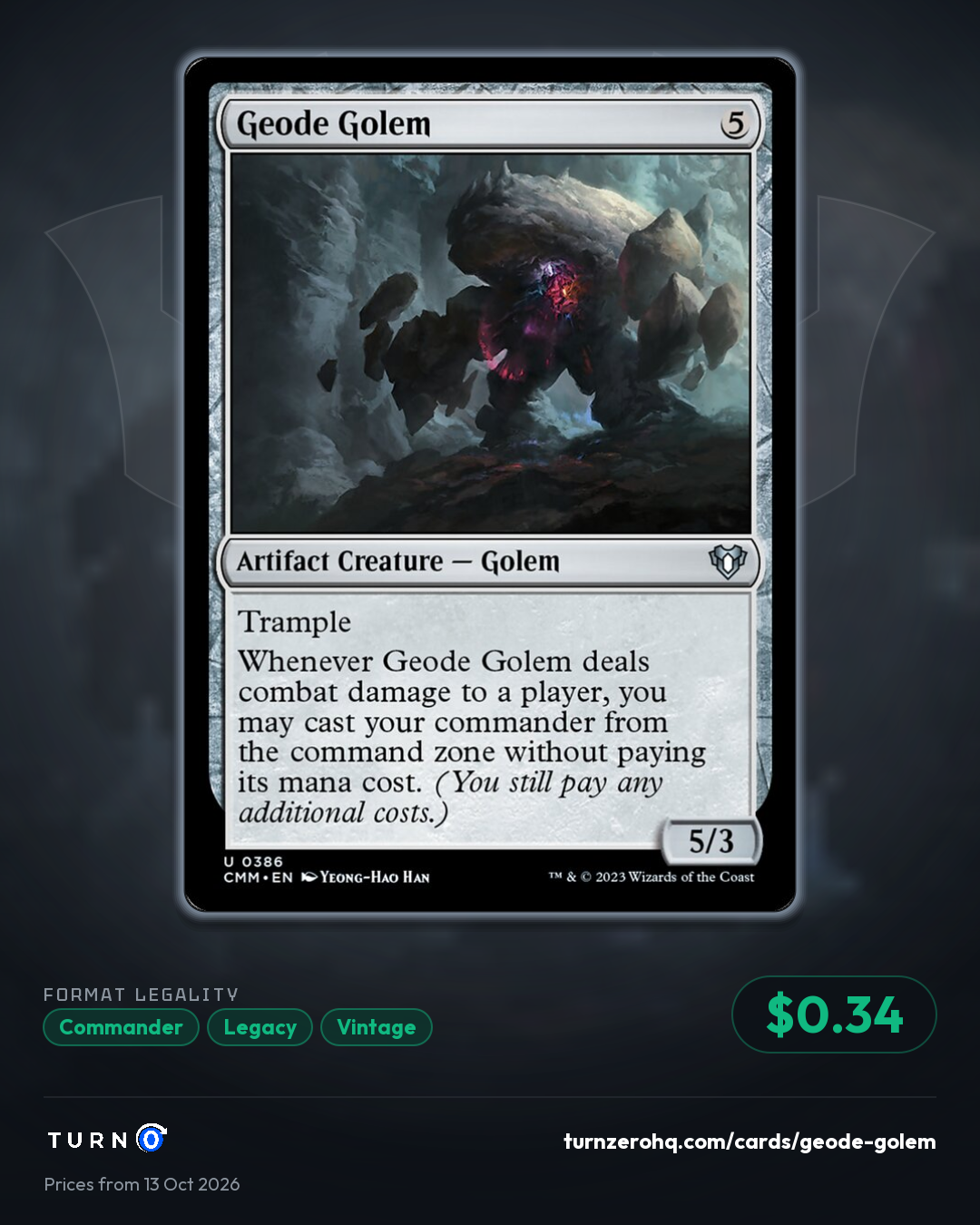 Shareable picture of Geode Golem