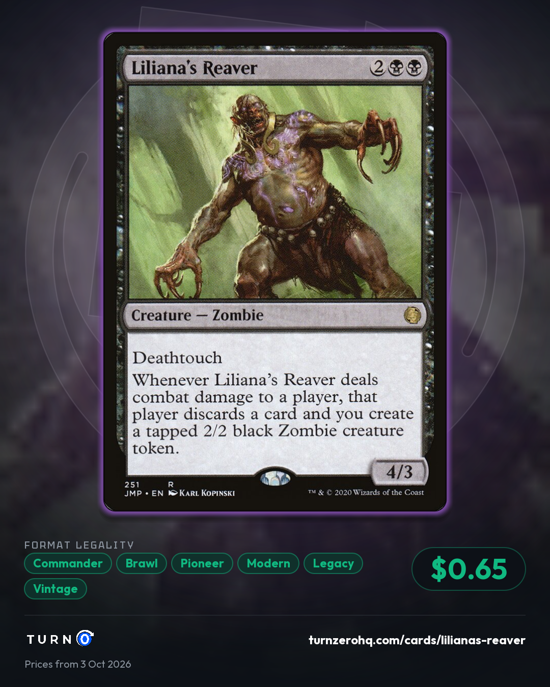 Shareable picture of Liliana's Reaver