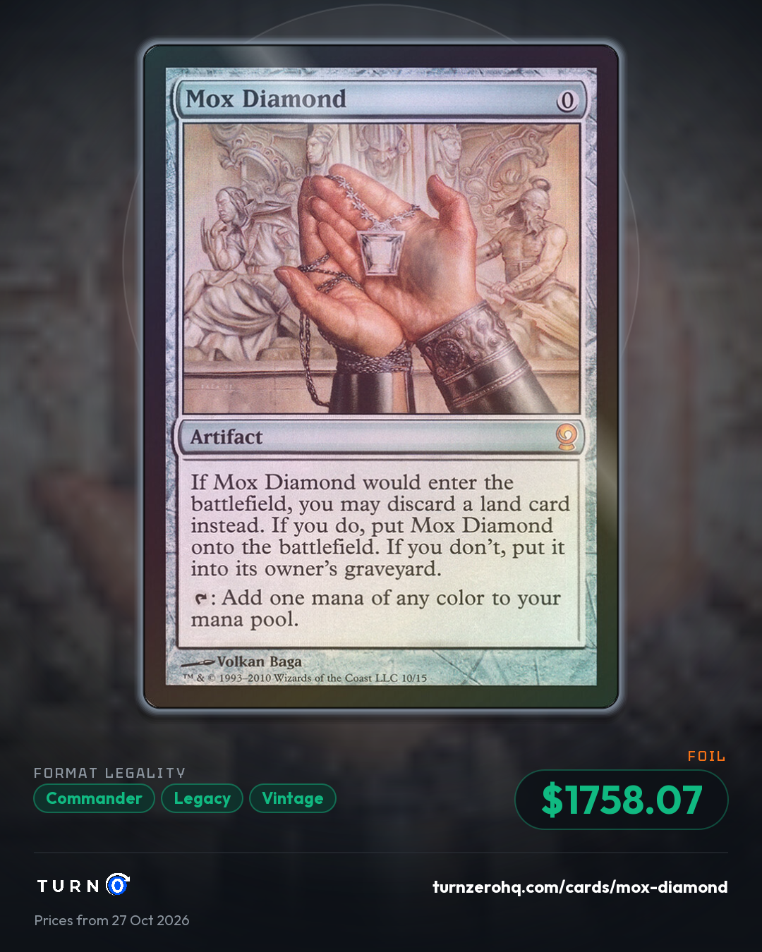 Shareable picture of Mox Diamond