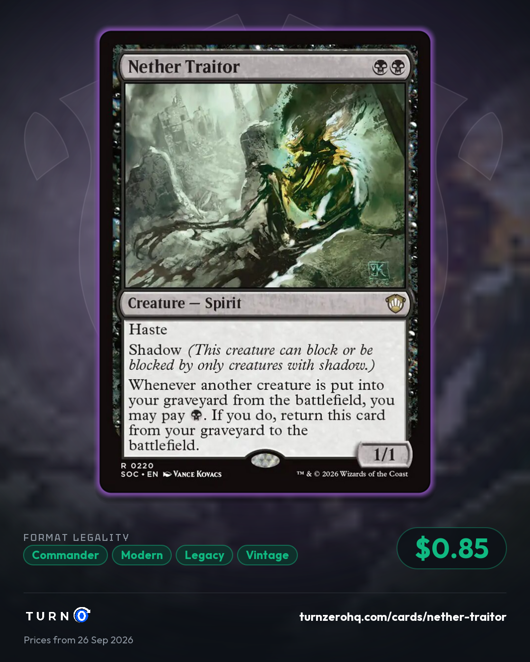 Shareable picture of Nether Traitor